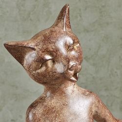 Flexible Feline Sculpture