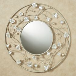 Pearlyssa Round Wall Mirror