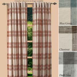 Shannon Plaid Curtain Panel