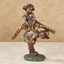 Leap Frog Figurine Gold/Bronze