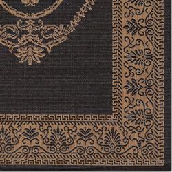 Antique Medallion Square Rug 76 Square