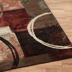 Arcade Rug Runner Brown 110 x 76