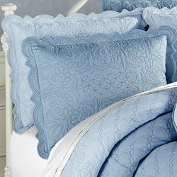 Evermore Powder Blue Quilted ShamPowder Blue
