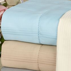 Hemstitch Stripe Sheet Set