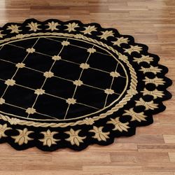 Onyx Empire Round Rug