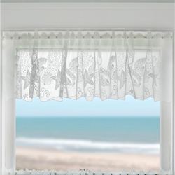 Seascape Tailored Valance  60 x 14