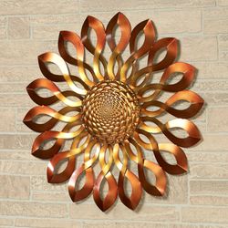 Infinity Sun Wall Art Bronze
