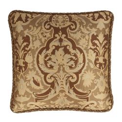 Botticelli II Corded Pillow Brown 20 Square