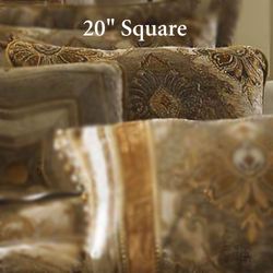 Bradshaw Piped Pillow Natural 20 Square