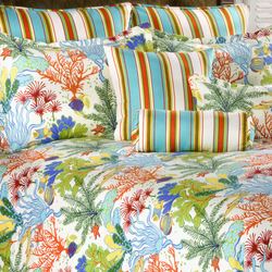 Island Paradise Comforter Set Light Cream