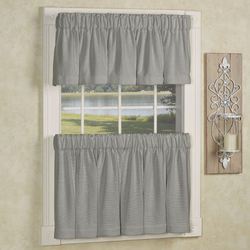 Burlap Tailored Tier Pair Gray