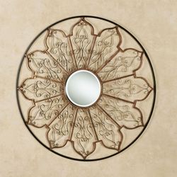 Gwendolyn Mirrored Wall Grille Bronze