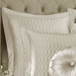 Satinique Flanged Edge Quilted Sham European