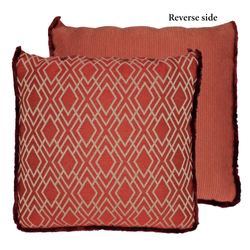 Harrogate Reversible Fringed Sham Ember Glow European