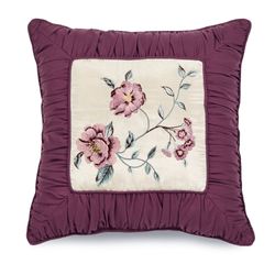 Mystic Garden Embroidered Pillow Fawn 18 Square