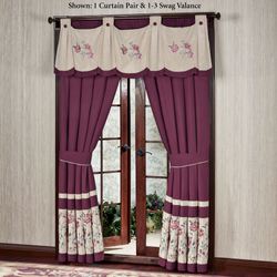 Mystic Garden Swag Valance Fawn 56 x 20