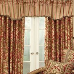 Botticelli Tailored Valance Antique Gold 54 x 18