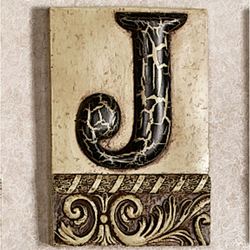 Alphabet Tile Plaque Letter J