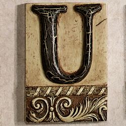Alphabet Tile PlaqueLetter U