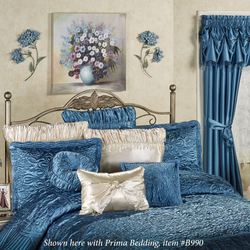 Blue Hydrangea Wall Sculptures Set of Two