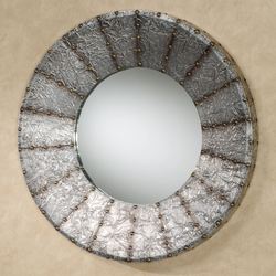 Radiate Wall Mirror Antique Pewter