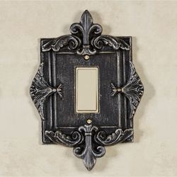 Fleurance Single Dimmer Rocker Switch Black/Gold