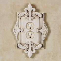 Fleurance Single Outlet Old World White
