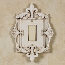 Fleurance Single Dimmer Rocker Switch Old World White