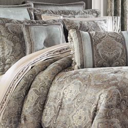 Provence Scroll Comforter Set Beige