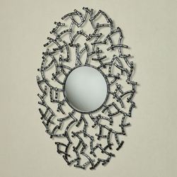 Bodhi Mirrored Wall Art Black