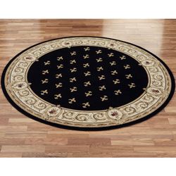 Symphony Fleur de Lis Round RugImage
