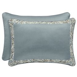 Giovanni Piped Pillow Glacier Rectangle