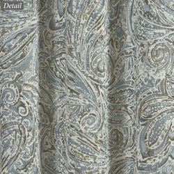 Giovanni Wide Tailored Curtain Pair Glacier 100 x 84