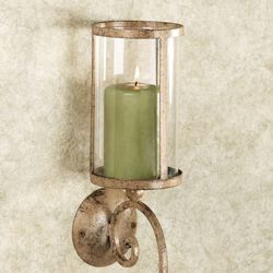 Nico Hurricane Wall Sconce Pair Antique Bronze