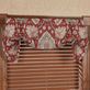 Adlington Claret Butterfly Style Window Valance Thumbnail Image