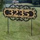 LaRoyal Gold Black House Number Yard Address Stake by JasonW Studios Thumbnail Image