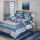Beta Contemporary Blue Comforter Bedding Thumbnail Image