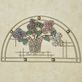 Through the Window Arched Floral Metal Wall Art Thumbnail Image