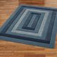 Park Place Blue Contemporary Geometric Area Rugs Thumbnail Image