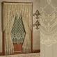 Fleur de Lis Fringed Lace Window Treatment Thumbnail Image