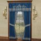Buckingham Sapphire Blue Embroidered Tailored Window Treatment Thumbnail Image