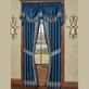 Buckingham Sapphire Blue Embroidered Empire Window Treatment Thumbnail Image