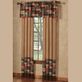 Emerson Faux Suede Color Block Grommet Window Treatment Thumbnail Image