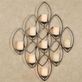 Iona Contemporary Geometric Metal Wall Sconce Candelabra Thumbnail Image