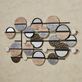 Hayes Modern Mirrored Wooden and Metal Wall Sculpture Thumbnail Image