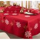 Holiday Snowflakes Red Embroidered Table Linens Thumbnail Image