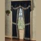 Kensington Black Embroidered Empire Window Treatment Thumbnail Image