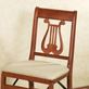 Lyre Folding Chair Pair Classic Cherry Set of Two Thumbnail Image