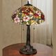 Spring Blossoms Tiffany Style Butterfly Floral Stained Glass Table Lamp Thumbnail Image