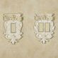 Corinthian Provincial Ivory Classical Style Large Dimmer Rocker Switchplates Thumbnail Image